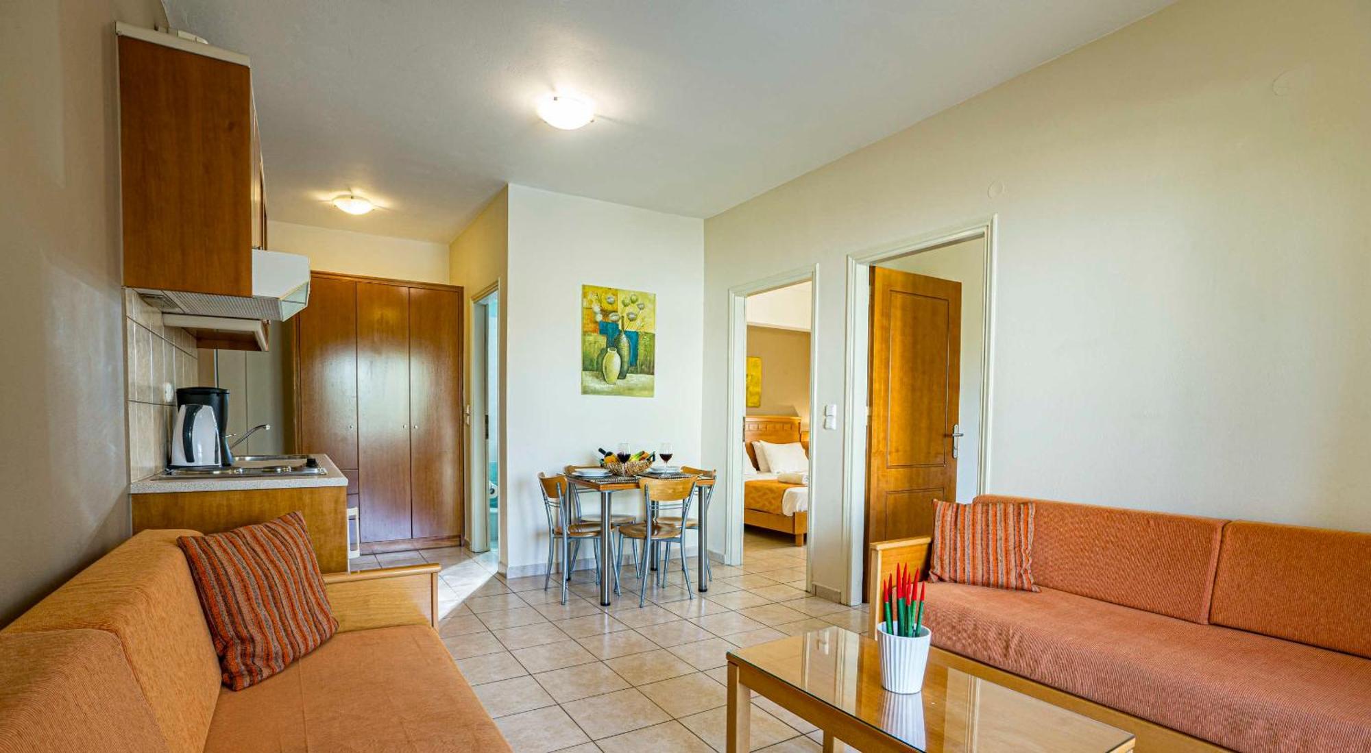 Helios Apartments Kato Daratso Chambre photo